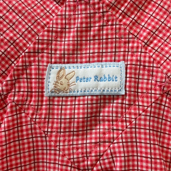 Peter Rabbit - Gingham Printed Overalls - Picture 4 of 5
